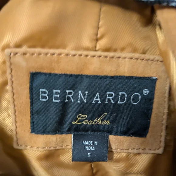 Bernardo's Women's Tan Suede Jacket, 100% - Picture 13 of 15